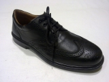 Adam's Shoes Σχ. 450-5504-16 Δετό Μαύρο Δέρμα